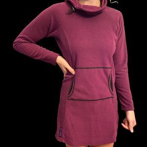 Melanzana Microgrid Dress Sz Small Purple